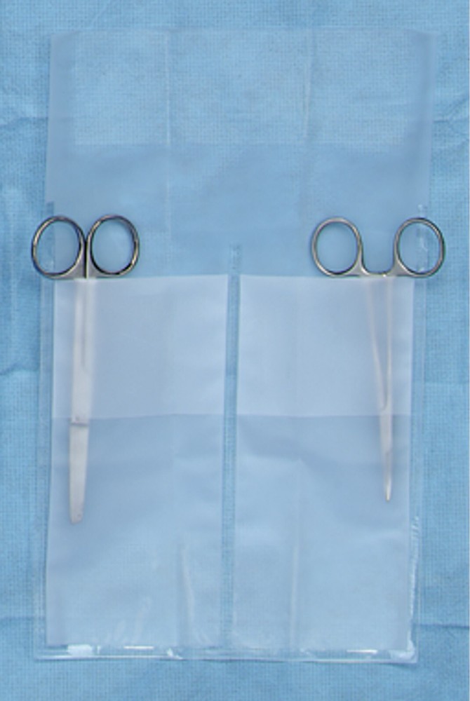 *1-Pack* DeRoyal 2-Pocket Instrument Pouch 11.5″ x 7″ Sterile 25-302