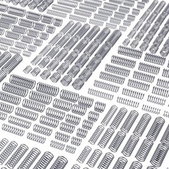 300 Pcs Compression Springs Assortment Kit, Stainless Steel Springs,Mini Spring