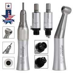 Dental Slow Low Speed Handpiece Contra Angle Straight Air Motor 2/4Holes E-type