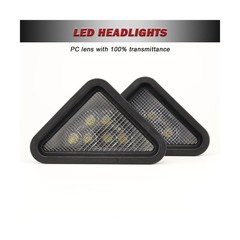 LED Headlight Kit Rear Compatible with Bobcat 751 753 763 773 863 864 873 883…