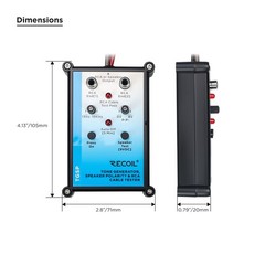 RECOIL TGSP AUDIO Speaker Tester & Polarity Checker, Audio Testing Tool