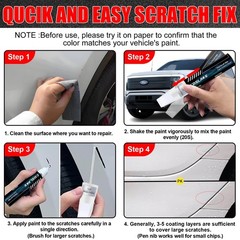 Car Touch Up Paint for Ford Blue Jeans Metallic Scratch Repair Kit