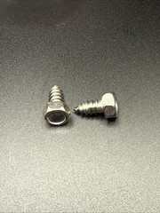 Stainless M6 X 12mm (1/2 Inch) Hex Head Coach Screws LOT OF 100 (1 lb)