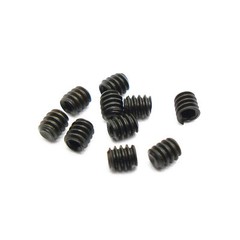 #4-40 x 1/8″, Socket Set Screws Cup Point, 45H Steel, Black Oxide
