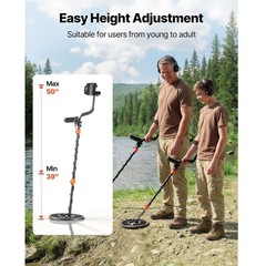 Uimoso Metal Detector for Adults with Waterproof Coil, 6-12″ Gold Detection