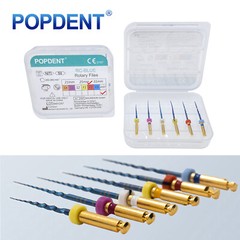 POPDENT Dental Endodontic Rotary Endo Root Canal File X-Pro Blue /Gold Taper