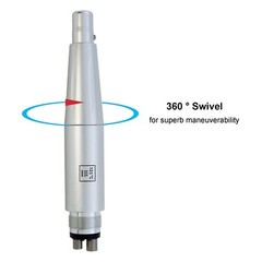 Dental Prophy Hygiene Handpiece Air Motor 3 Nose Cone 4 Holes 360 Degree Swivel