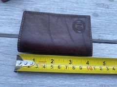 “Nikolai” by Piquadro-NOS brown leather keychain wallet , made in Italy#BIC
