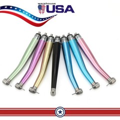 7 Color NSK Style Dental High Speed Handpiece Push Button 4 Holes M4 Yabangbang