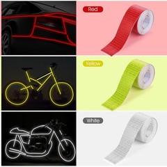 High-Visibility Reflective Warning Tape – 3 Rolls of Waterproof Safety Stickers