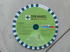 veterinary CPR Wheel Calculates Medicine Equipment Emergency Anaphylaxis NEW