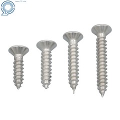 Phillips Flat Head Sheet Metal Screws, 550Piece 304 Stainless Steel Assortment