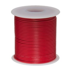 14 AWG Gauge GXL Automotive Stranded Hook Up Wire, 25 ft, Red, 60 Volts