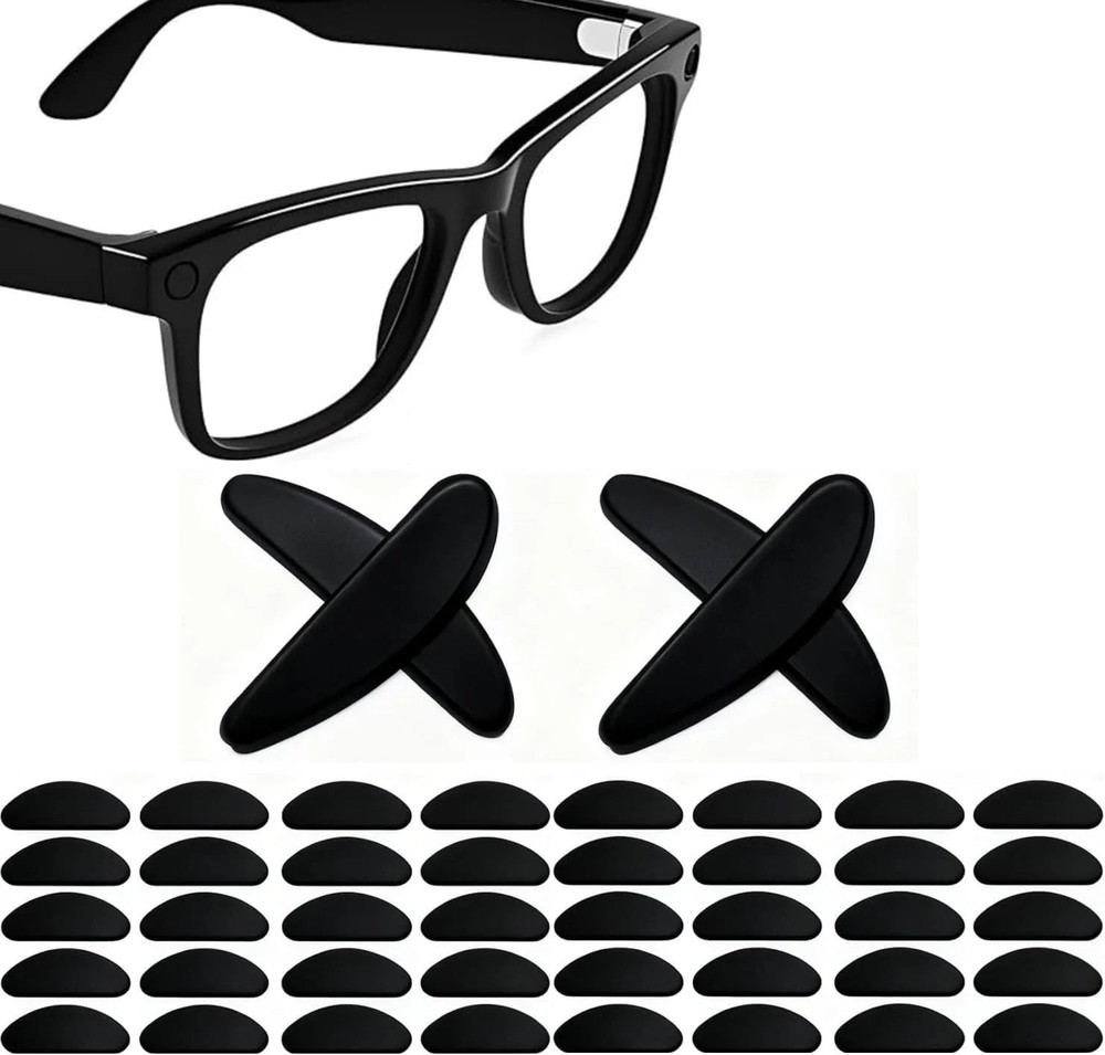 20Pair for Ray Ban Meta Wayfarer Eyeglass Nose Pads,Fit for Meta Glasses Accesso