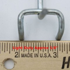 Retail Garage Storage Peg Board Hooks Pick your Size Length Quantity