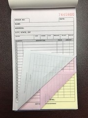 10 Pack: 3 part Carbonless Sales Order Books Receipt Form Invoice 50 Set 4.5×7.5
