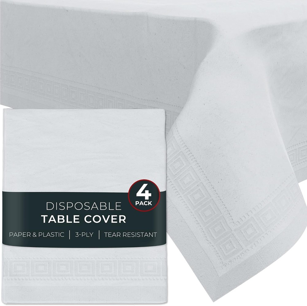 Disposable 3-Ply Paper Tablecloths