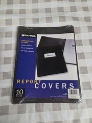 Duo-tang Report Covers 10 Pack Black