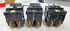 💥3) FEDERAL PACIFIC STAB-LOK 40A CIRCUIT BREAKER 120/240V 2 POLE NA240 LOT OF 3