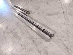 Aluminum Cable Tray LOT OF 7 Pieces Various Lengths and Widths, See Description
