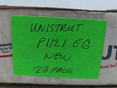 23 Pack Unistrut P1121 EG Pipe Clamp For 4″ Rigid Conduit New *Short Hardware