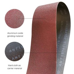 12 Pcs 1×30 Sanding Belts Aluminum Oxide 80 120 150 Grits for Sander