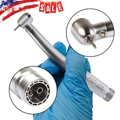 Dental Fiber Optic LED E-generator High Speed Handpiece Turbine 2 Holes Burr