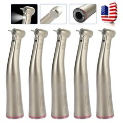 1-10 PCS Dental 1:5 Increasing LED Fiber Optic Contra Angle Handpiece ASkeadnt