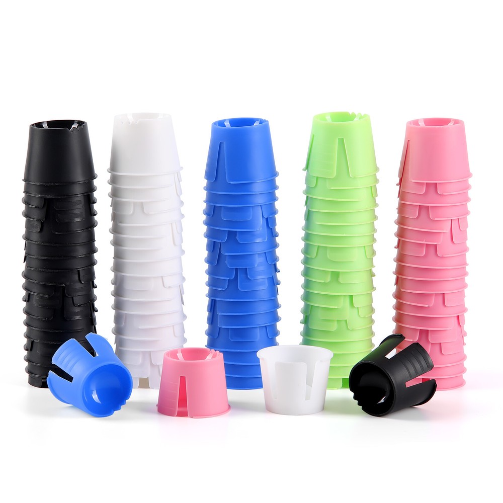 200pcs Disposable Dental Dappen Dish Plastic Mixing Bowls Cup Assorted Colors