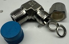 Swagelok SS-600-2-6 Stainless Steel Male Elbow Fitting 3/8 Tube X 3/8 MNPT,