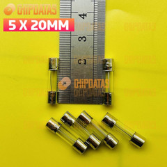 10PCS 3A 250V Fast Blow Fuse Glass Tube Fuse 3 Amp Fuse F3AL250V 5X20mm