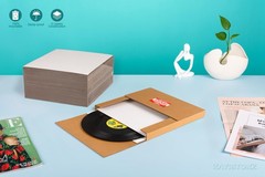 25 PCS 12.5×12.5 Inch Corrugated Cardboard Sheets 1/8 Thick LP Record Insert