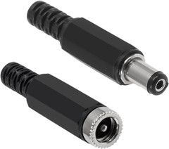 20 Pairs (40PCS) DC Socket 5.5Mm X 2.1Mm Female DC Barrel