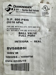 Diamondback BV-BB Series BV58BBSI Ball Valve 5/8″ OD with Insulation Sleeve