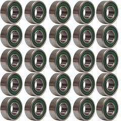 20pcs 5x11x4mm Precision Ball Bearings with Rubber Seals for Smooth Operation