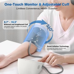 Blood Pressure Monitors for Home use, Automatic Digital BP Medium, White