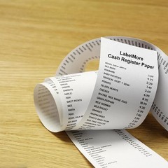 Thermal Receipt Paper 2 1/4 x 85 Fade Resistant BPA Free Water Oil Proof 50 Roll