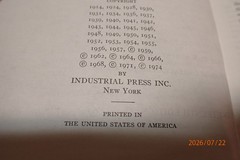 LOT 622: VINTAGE MACHINERY’S HANDBOOK MACHINIST BOOK