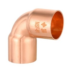 Pro 25 Pack EFIELD 3/4″ C X C 90 Degree Elbow , Copper Solder Fittings, No Lead