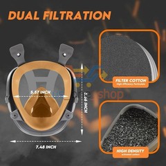 Gas Masks Survival Nuclear and Chemical, Gas Mask 60926 Activated Carbon Filter