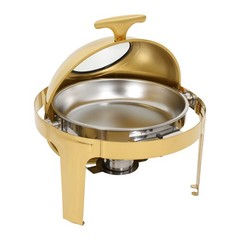 3Pcs 6L Chafing Dishes with Fuel Holders & Handle Stainless Steel Buffet Dishes