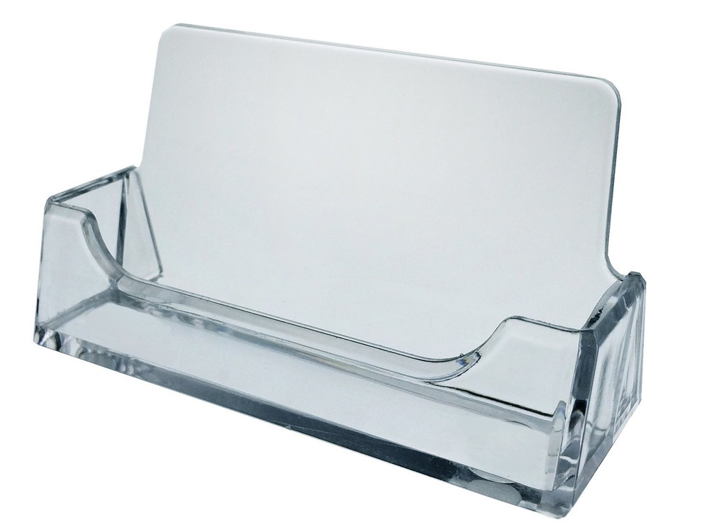 AZM 80 Piece New Business Card Holder Desktop Clear Acrylic Display Bulk Sale