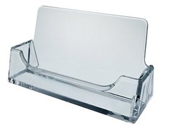 AZM 80 Piece New Business Card Holder Desktop Clear Acrylic Display Bulk Sale