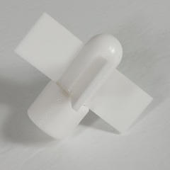 UNBRANDED PTFE Four-Bladed Agitator Impellor for Stirring Laboratory Mixtures