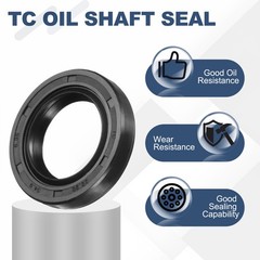 22.2 x 34.9 x 6.35mm TC Shaft Seal Nitrile Rubber Double Lip Oil Seals