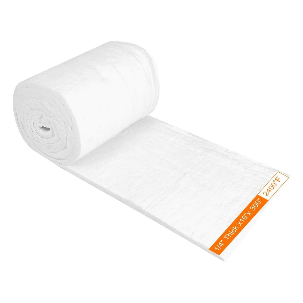 2400F Ceramic Fiber Insulation Blanket 1″ x 24″ x 300″ Ceramic Fiber Fireproof