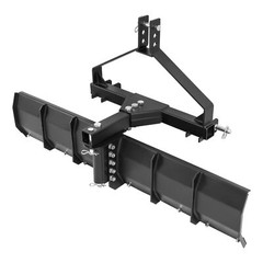 3 Point 52″ Width Rear Grading Blade Scraper Blade fits Category 0 1 Tractor